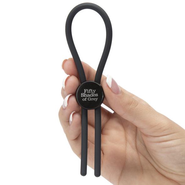 Fifty Shades of Grey - Adjustable Cock Ring Black