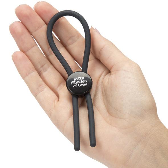 Fifty Shades of Grey - Adjustable Cock Ring Black