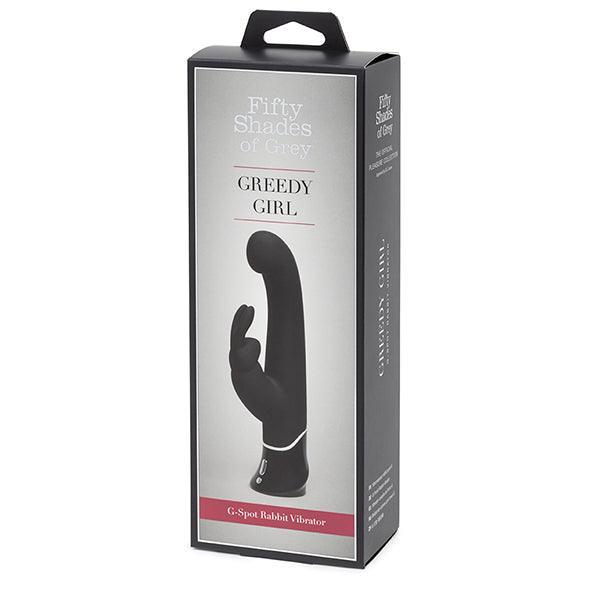 Fifty Shades of Grey - Greedy Girl G-Spot Rabbit Vibrator Black