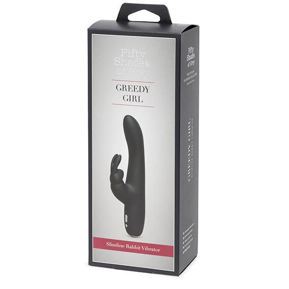 Fifty Shades of Grey - Greedy Girl Rechargeable Slimline Rabbit Vibrator