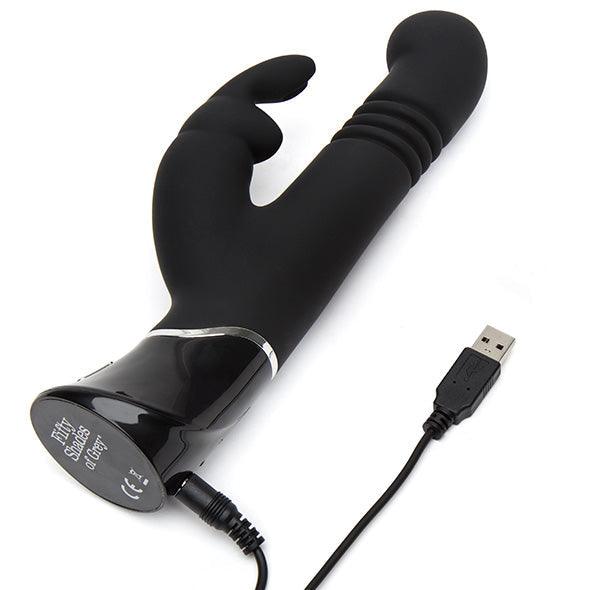 Fifty Shades of Grey - Greedy Girl Rechargeable Thrusting G-Spot Rabbit Vib