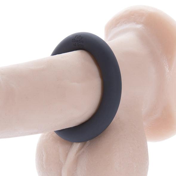 Fifty Shades of Grey - Silicone Cock Ring Black