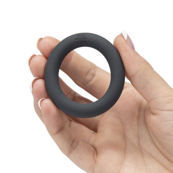 Fifty Shades of Grey - Silicone Cock Ring Black