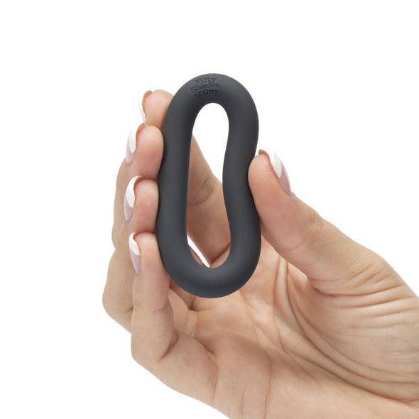 Fifty Shades of Grey - Silicone Cock Ring Black