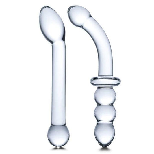 G Spot Pleasure Glass 2pc Set (4.5 - 6.75)