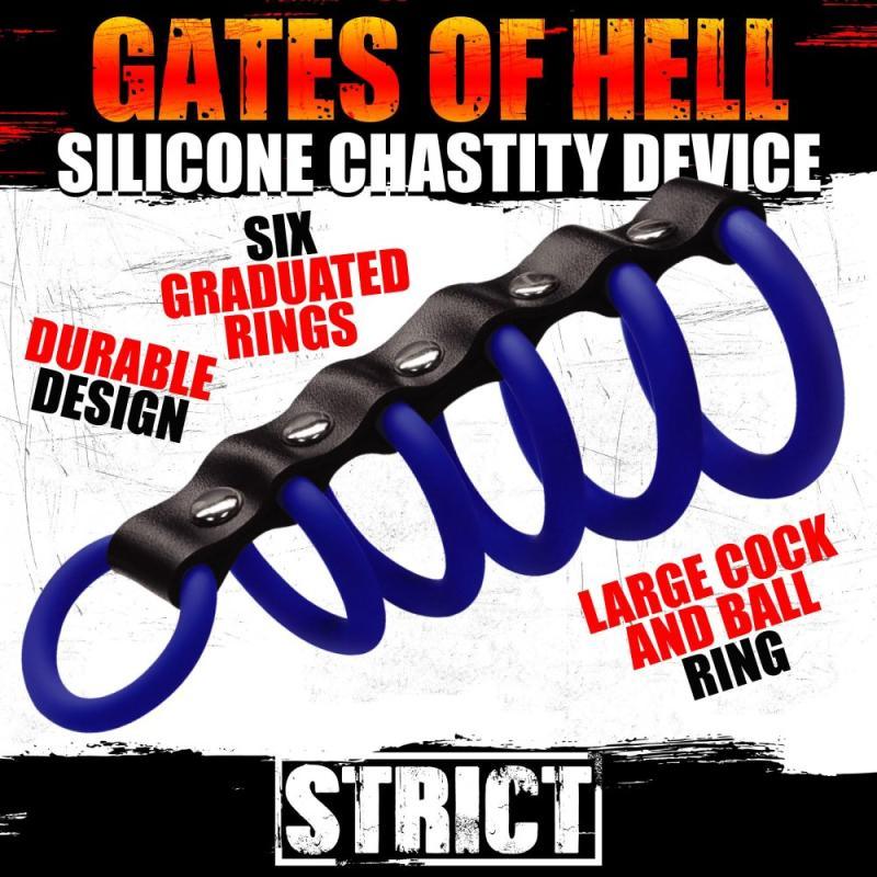 Gates of Hell Chastity Device - Black