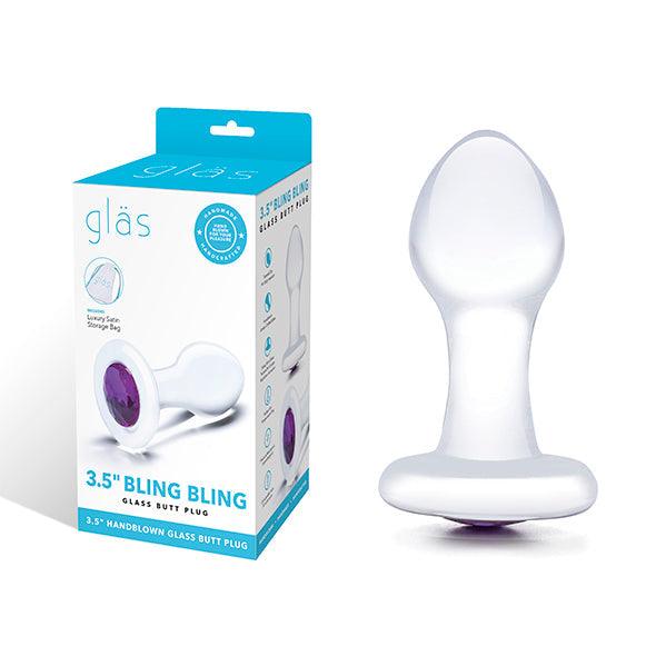 Glas - Bling Bling Glass Butt Plug