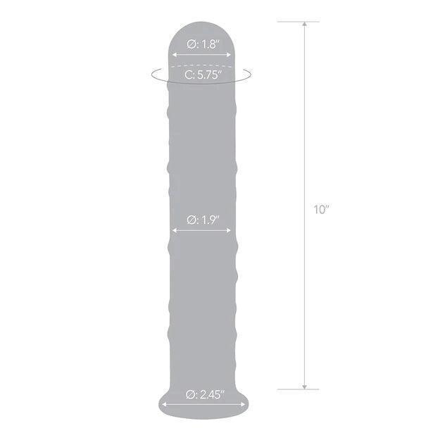 Glas Extra Large Glass Dildo 10"