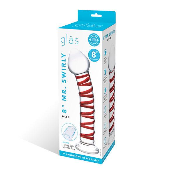 Glas - Mr. Swirly Dildo 20,3 cm