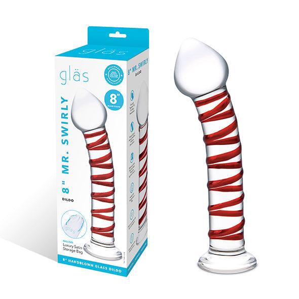 Glas - Mr. Swirly Dildo 20,3 cm