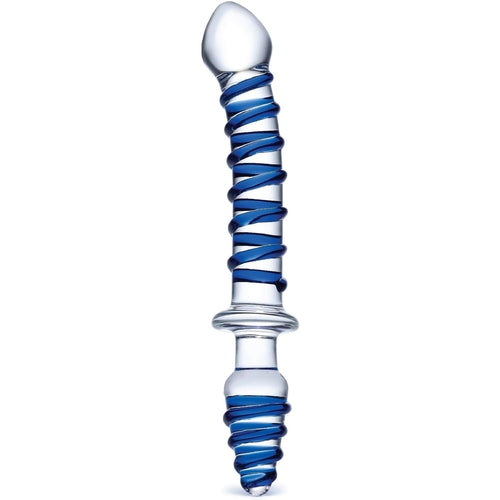 Glas - Mr. Swirly Double Ended Glass Dildo & Butt Plug