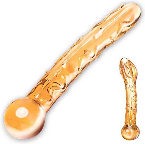 Glas - Orange Tickler Glass Dildo