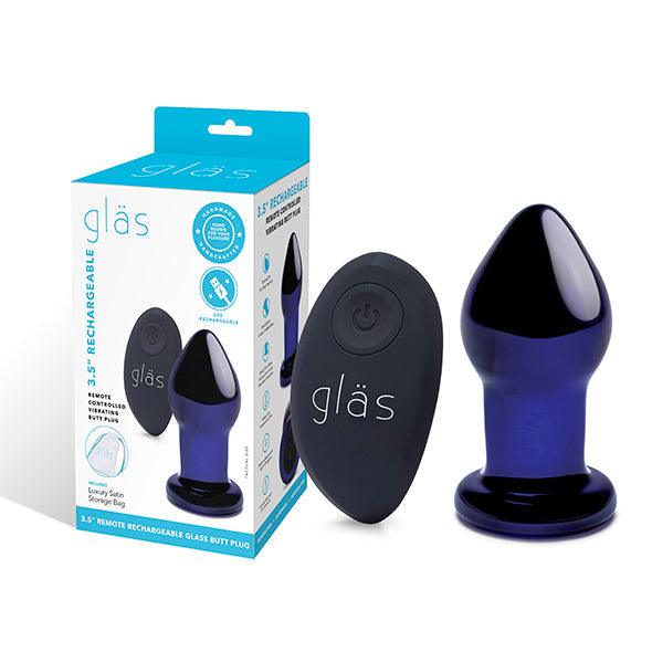 Glas - Rechargeable Remote Controlled Vibrating Butt Plug