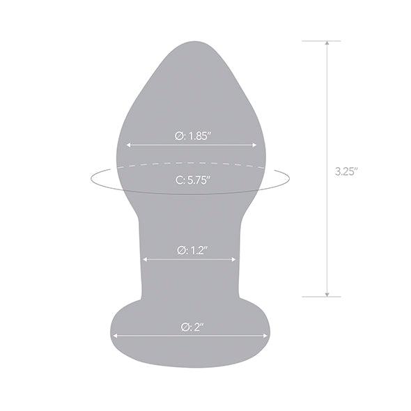 Glas - Rechargeable Remote Controlled Vibrating Butt Plug