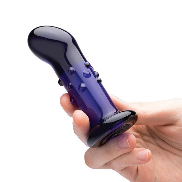 Glas - Rechargeable Remote Controlled Vibrating Dotted G-Spot/P-Spot Plug