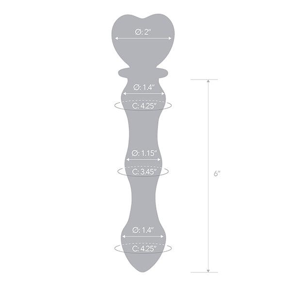 Glas - Sweetheart Glass Dildo