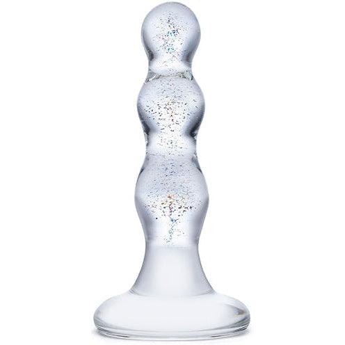 Glas - Triple Play Beaded Glass Butt Plug