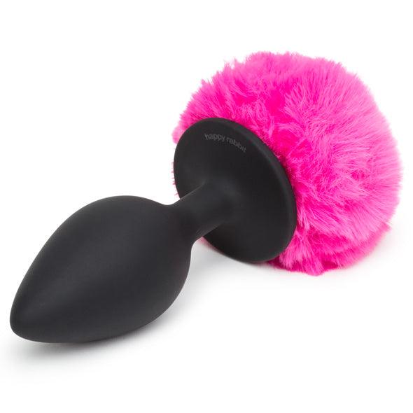 Happy Rabbit - Butt Plug Black & Pink Large