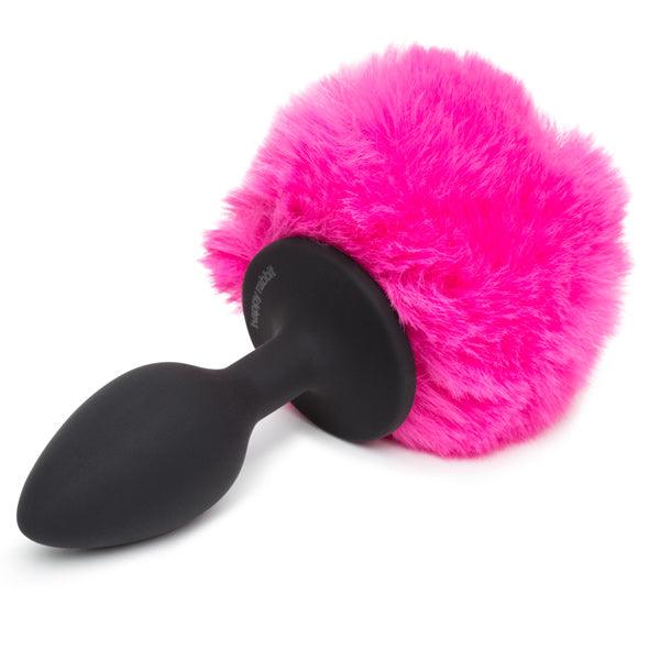 Happy Rabbit - Butt Plug Black & Pink Small