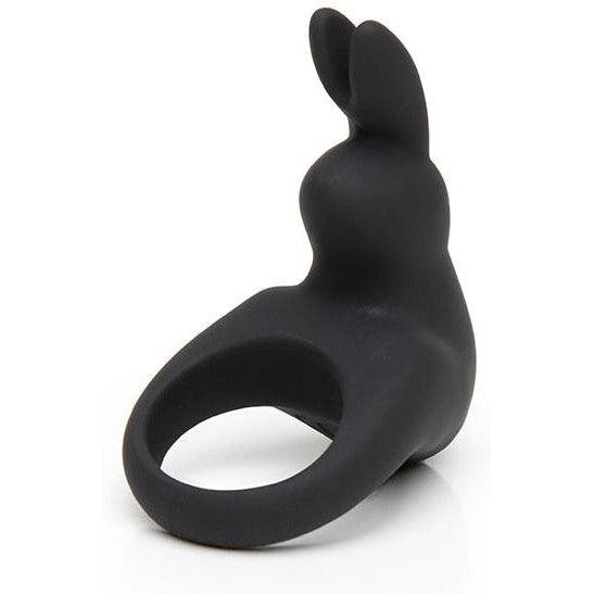 Happy Rabbit - Rechargeable Vibrating Rabbit Cock Ring Black