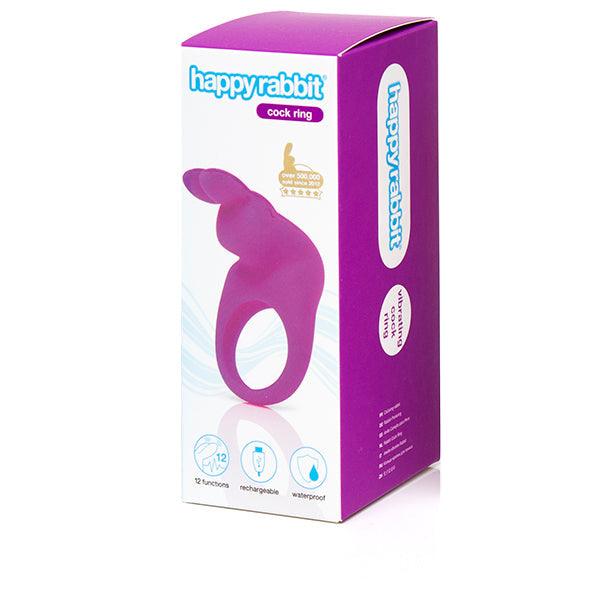 Happy Rabbit - Rechargeable Vibrating Rabbit Cock Ring Purple