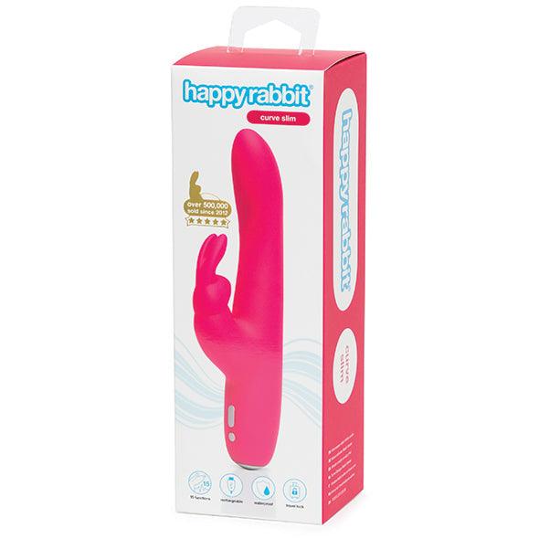 Happy Rabbit - Slimline Curve Rabbit Vibrator Pink