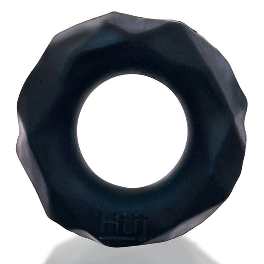 Hunkyjunk Fractal Tactile Silicone Cockring Tar Ice