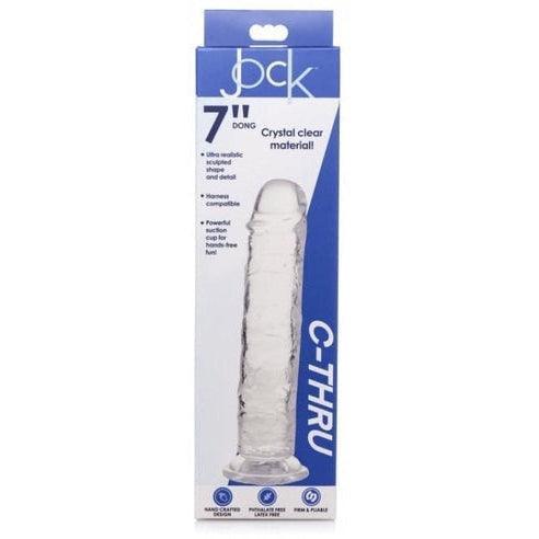 Jock C-Thru Dildo - 20 cm.