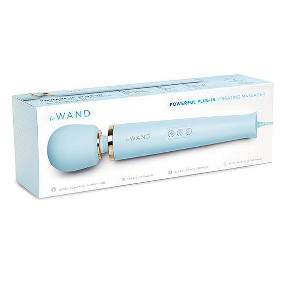 Le Wand - Powerful Plug-In Vibrating Massager Sky Blue