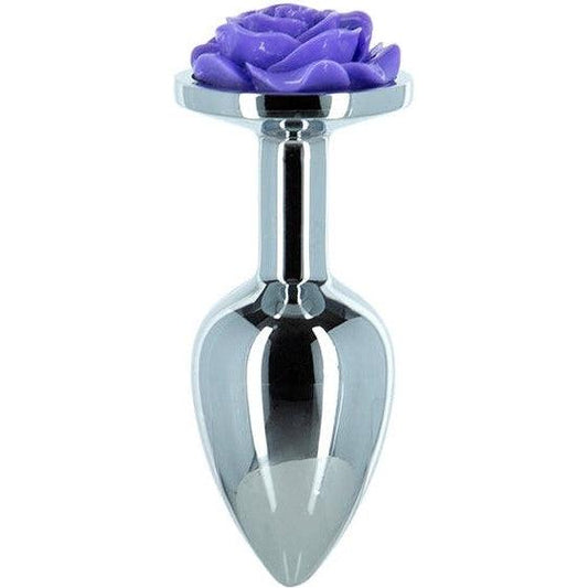 Lux Active - Metal Butt Plug Purple Rose