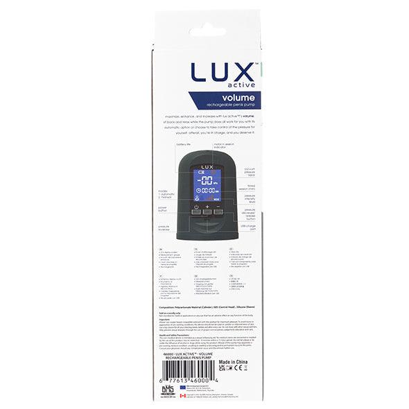 Lux Active - Volume Rechargeable Penis Pump