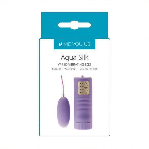 Me You Us Aqua Silk Vibrating Bullet Violet