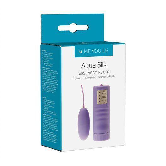 Me You Us Aqua Silk Vibrating Bullet Violet