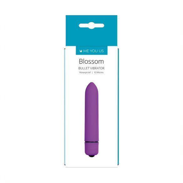 Me You Us Blossom 10 Mode Bullet Vibrator Purple