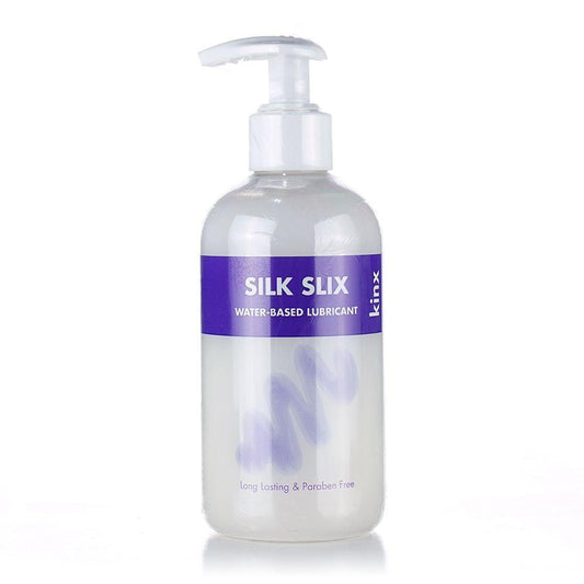 Me You Us Silk Slix Water Based Lubricant Pump Bottle White 250ml