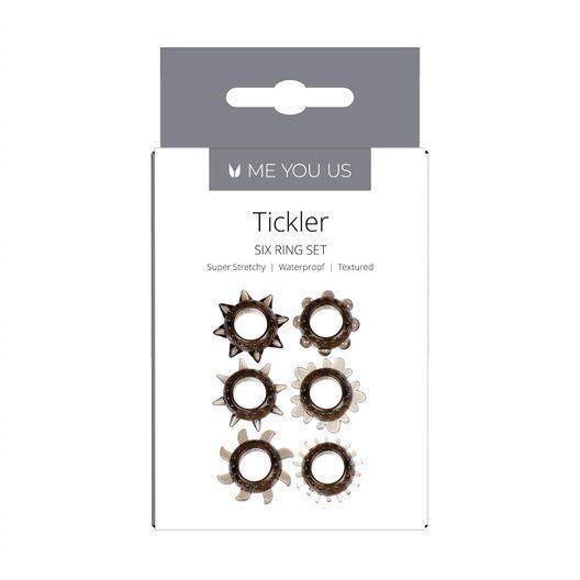 Me You Us Tickler Set Textured Ring Smoke