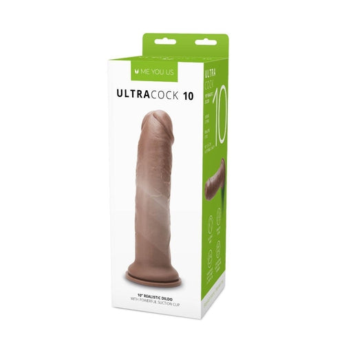 Me You Us Ultra Cock 10 Caramel Realistic Dildo