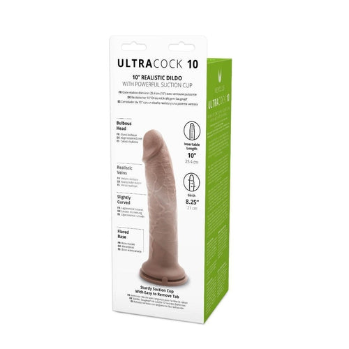 Me You Us Ultra Cock 10 Caramel Realistic Dildo