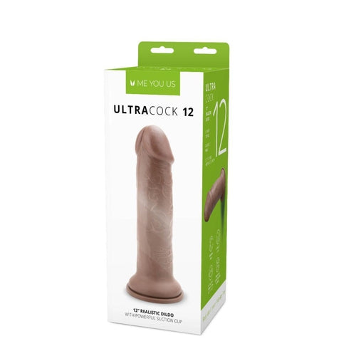 Me You Us Ultra Cock 12 Caramel Realistic Dildo