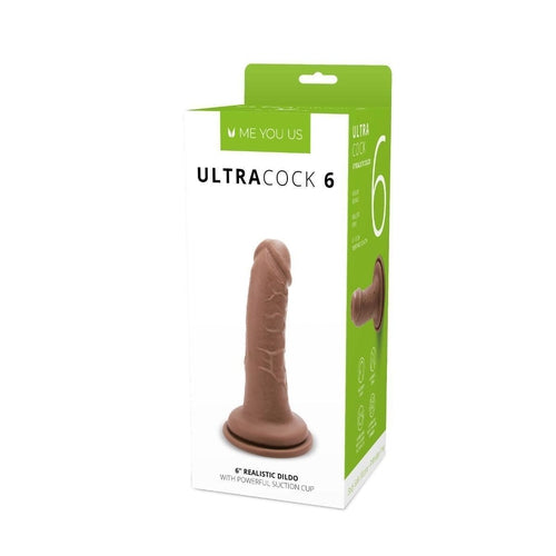 Me You Us Ultra Cock 6 Caramel Realistic Dildo