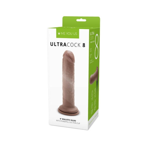 Me You Us Ultra Cock 8 Caramel Realistic Dildo