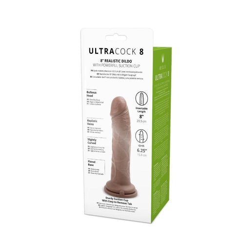 Me You Us Ultra Cock 8 Caramel Realistic Dildo