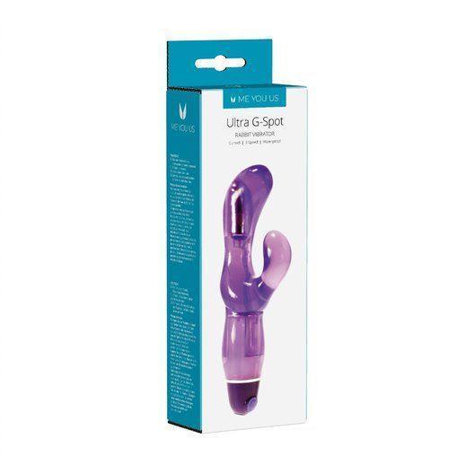 Me You Us Ultra G G-Spot Vibrator Rabbit Vibrator Purple