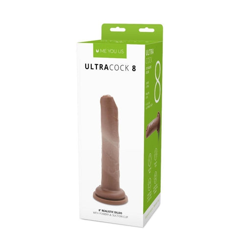 Me You Us Uncut Ultra Cock 8 Caramel Realistic Dildo