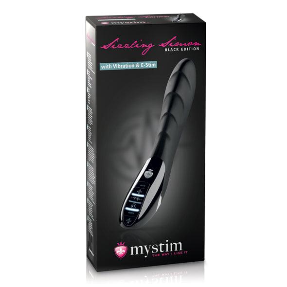 Mystim - Sizzling Simon eStim Vibrator Black