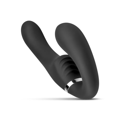 No-Parts Avery Strapless Strap-On Vibrating Dildo 22cm Black