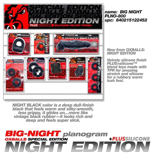 Oxballs BIG-NIGHT Planogram - Night Edition Wall Kit