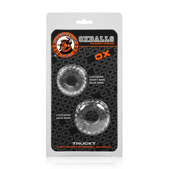 Oxballs - Truckt Cockring 2-pack Clear