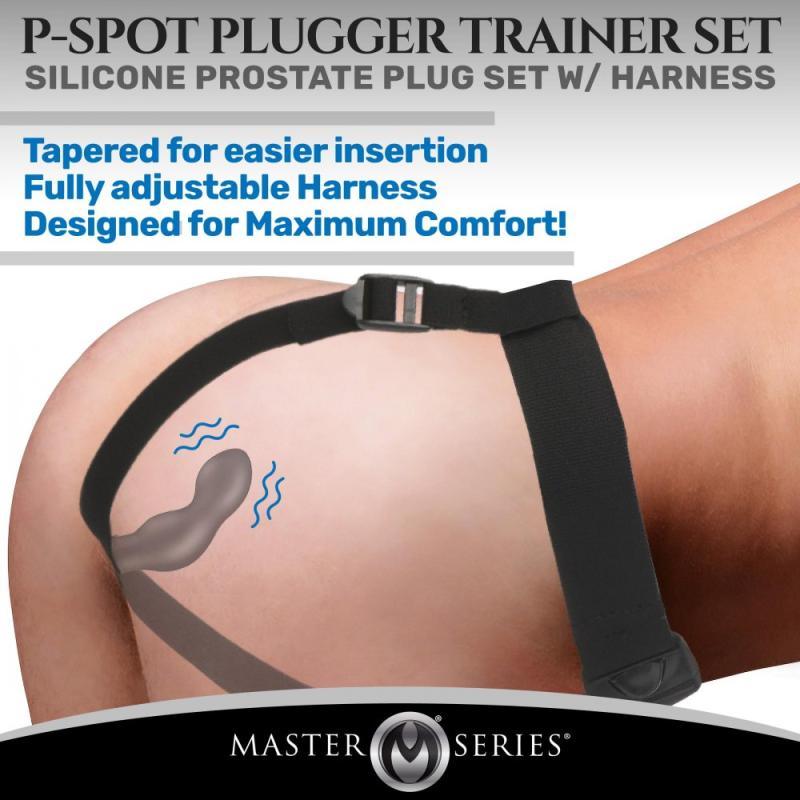 P-Spot Plugger Anal Plug with Harness & Remote Control