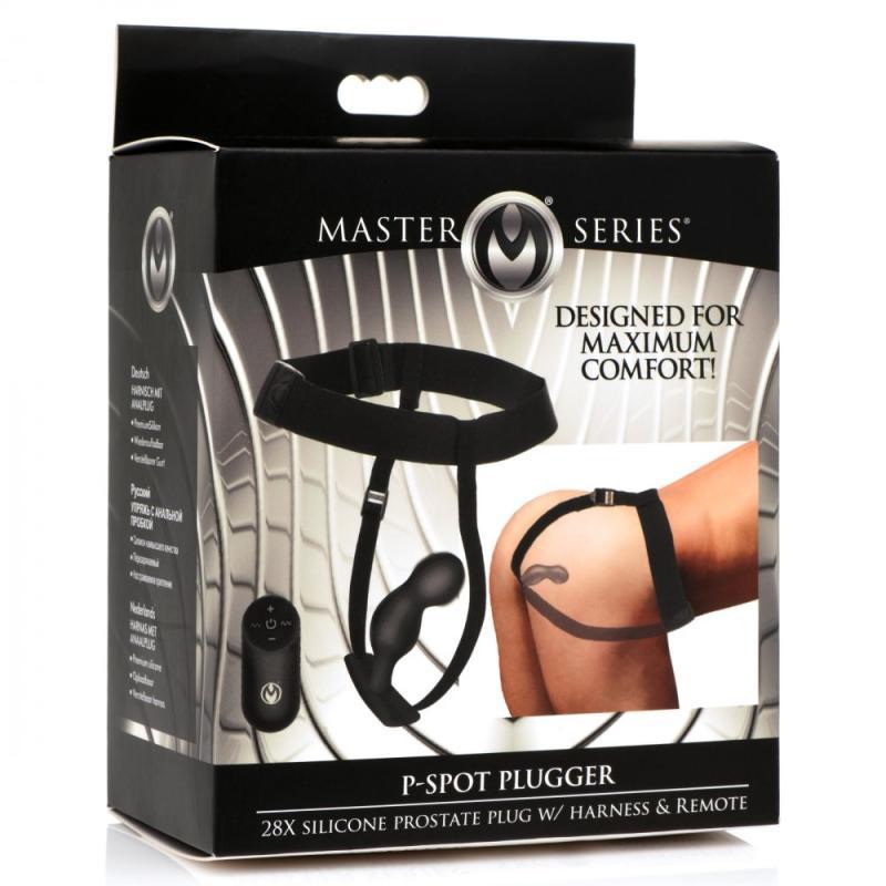 P-Spot Plugger Anal Plug with Harness & Remote Control